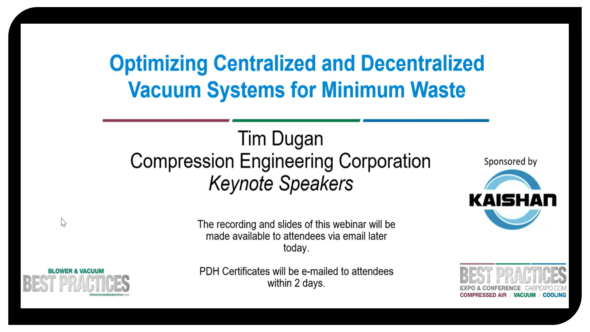 decentralized vacuum pumps