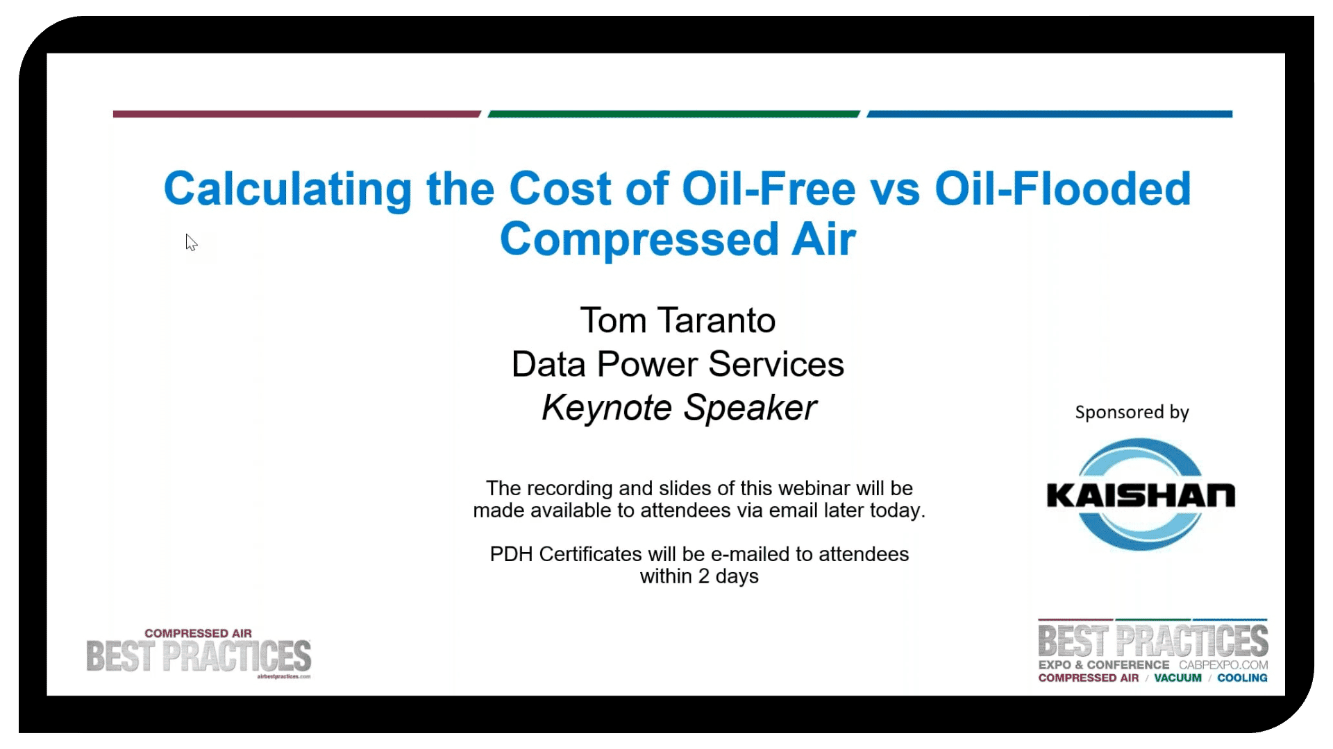 cost of compressed air