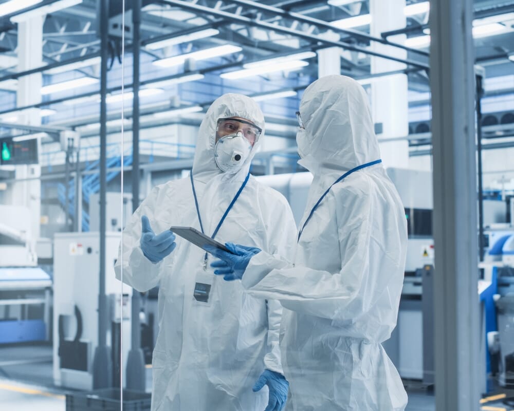 Industries needing high-quality compressed air