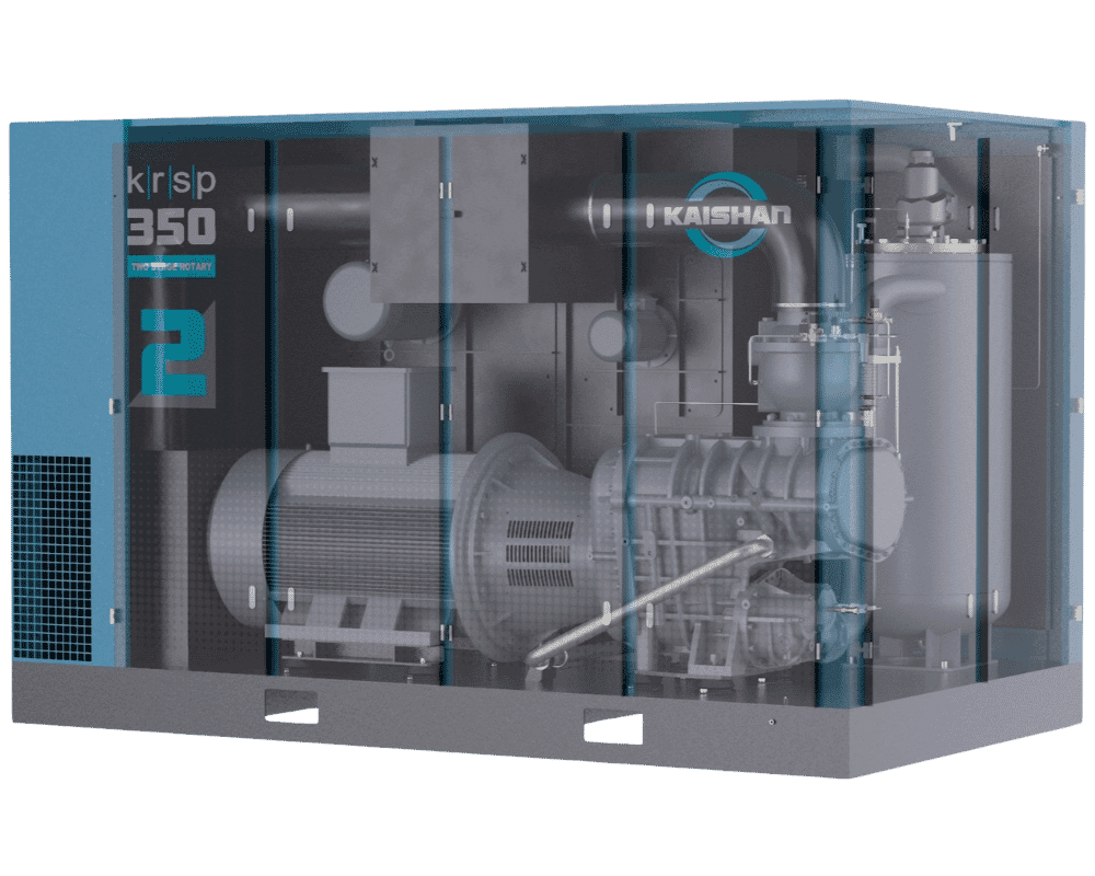 Key components of a rotary screw air compressor