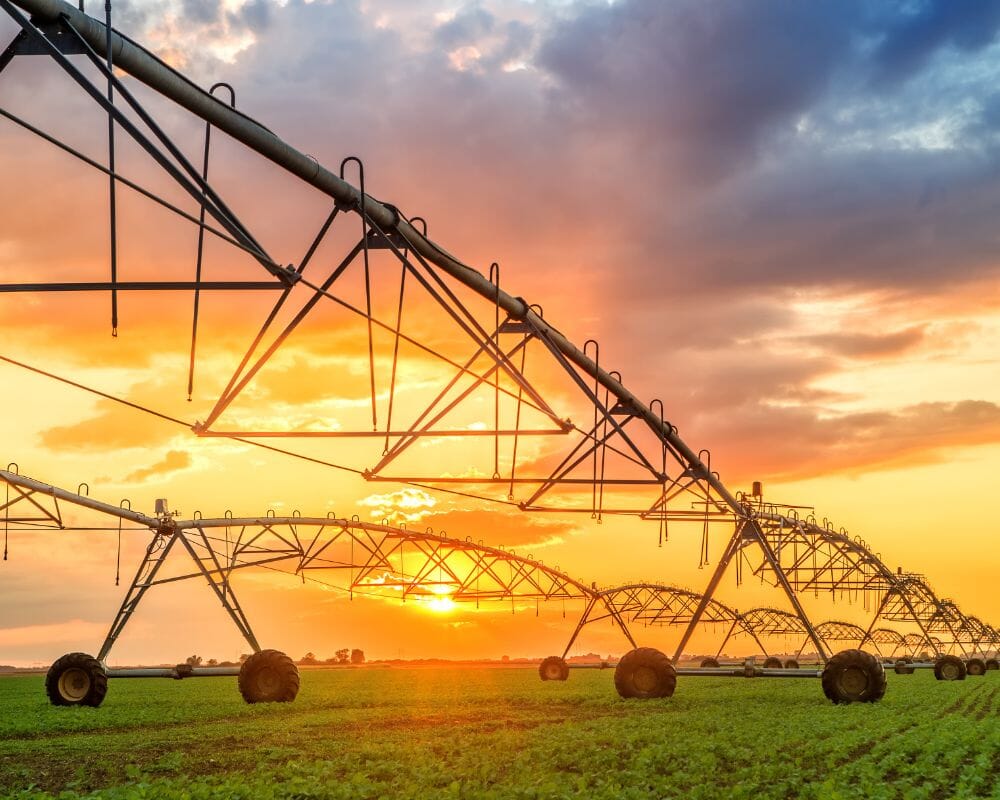 large-scale farm sprayer