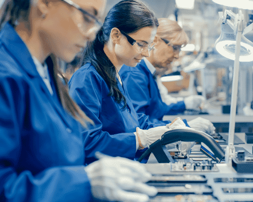 female factory workers