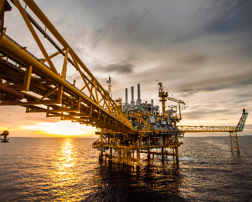 offshore oil refinery