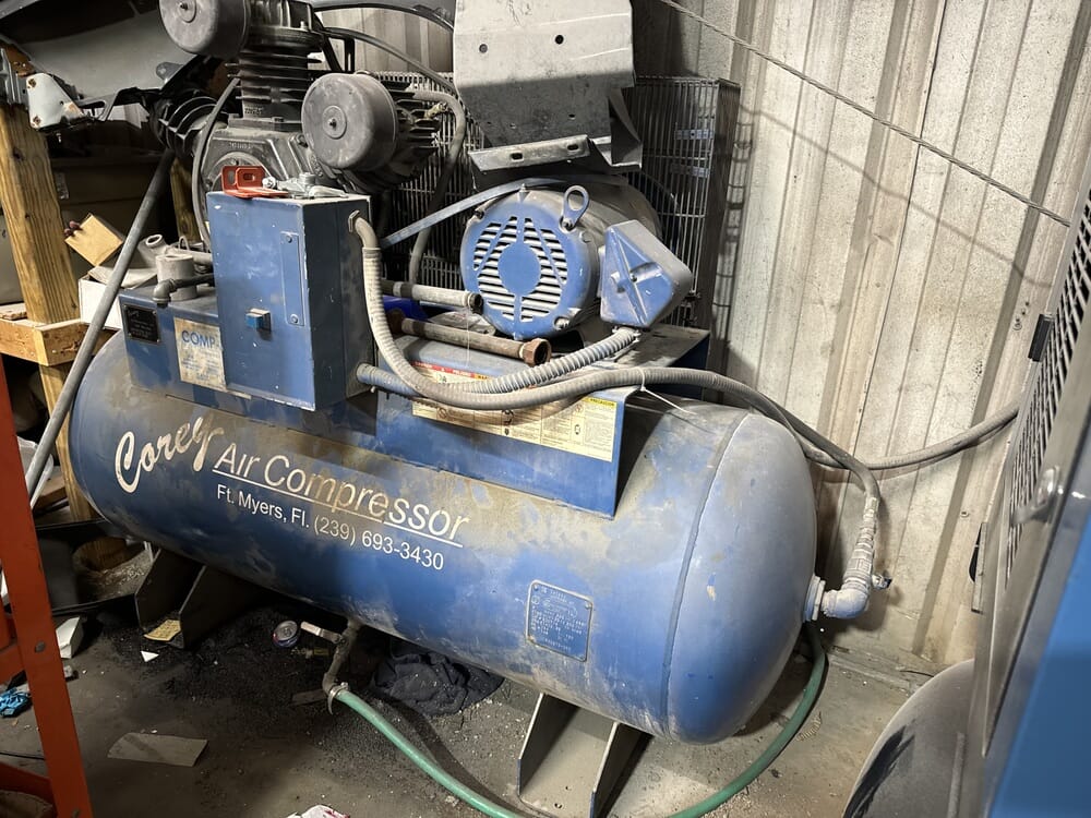 An aging reciprocating air compressor at Factory Finish Smart Repair “literally went kaboom” when the growing business outgrew it. 