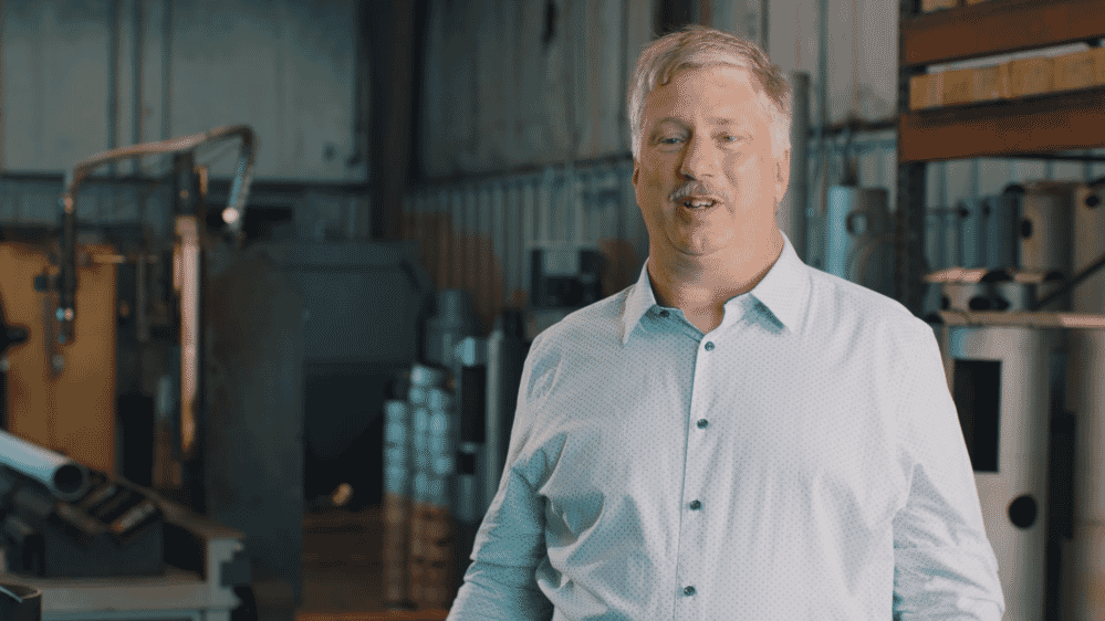 In less than a day, independent distributor AIM recently installed a 60-HP Kaishan KRSD rotary screw industrial air compressor at Most Dependable Fountains, according to warehouse manager John Baker.