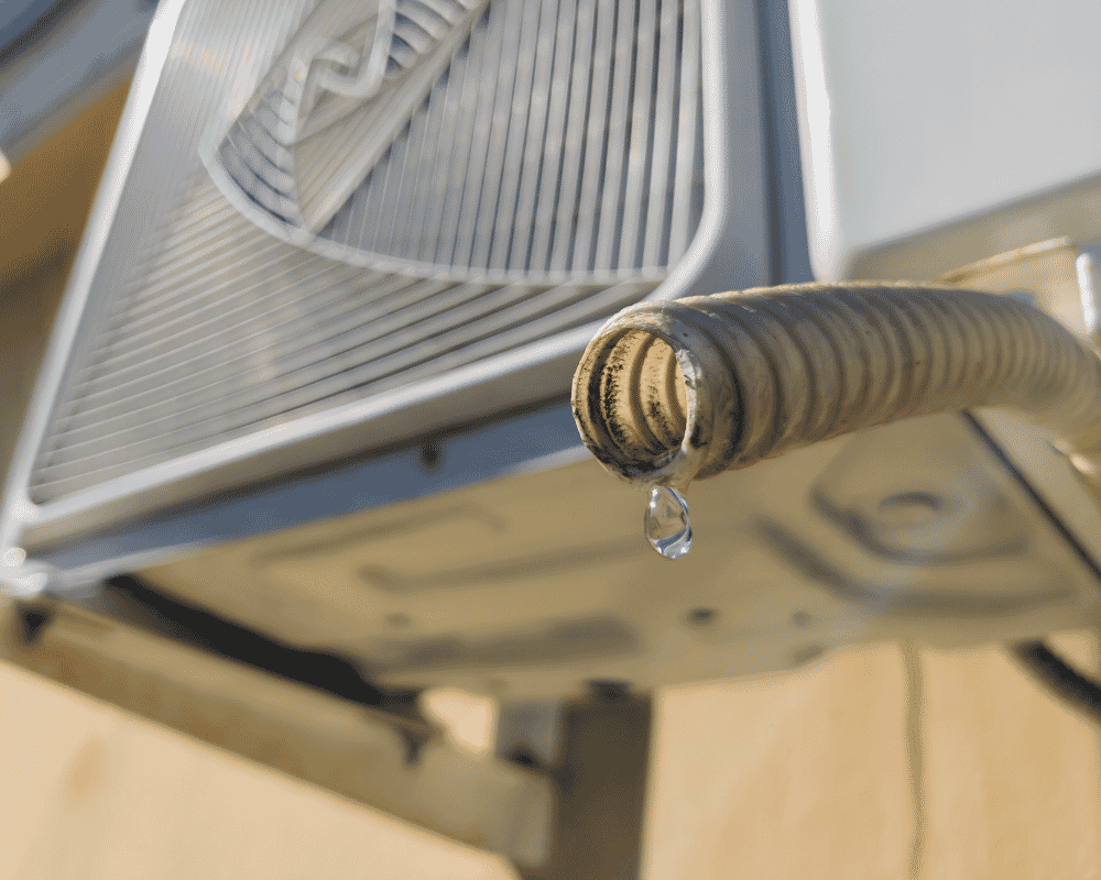 Water in air compressor